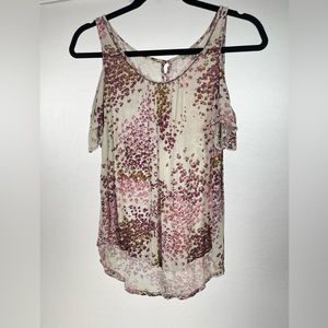 Lucky Brand cold shoulder tee